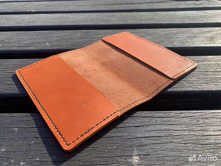 Обложка на паспорт ручной работы 