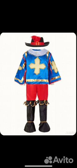 Новогодний костюм мушкетера