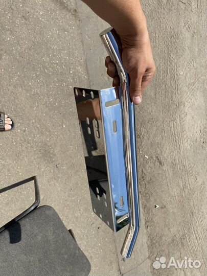 Рамка номера дуга нержавейка