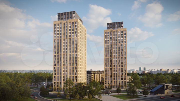 2-к. квартира, 70,3 м², 11/23 эт.