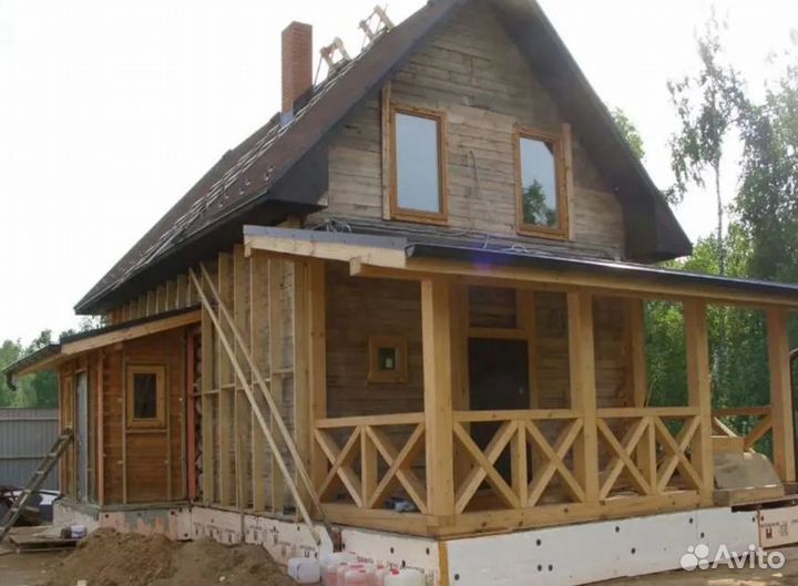 Строительство террас, бань, беседок, пристроек