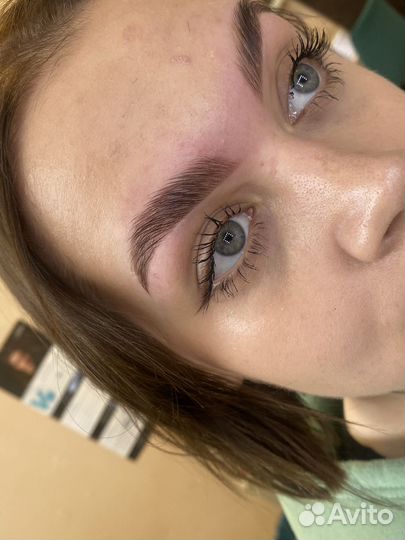 Оформление бровей