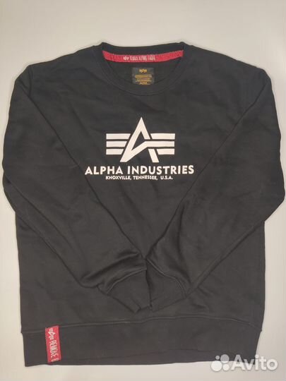 Свитшот alpha industries оригинал