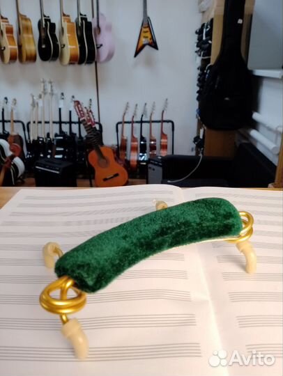 Мостик для скрипки FiddlermanSR-01S 1/2 зеленый