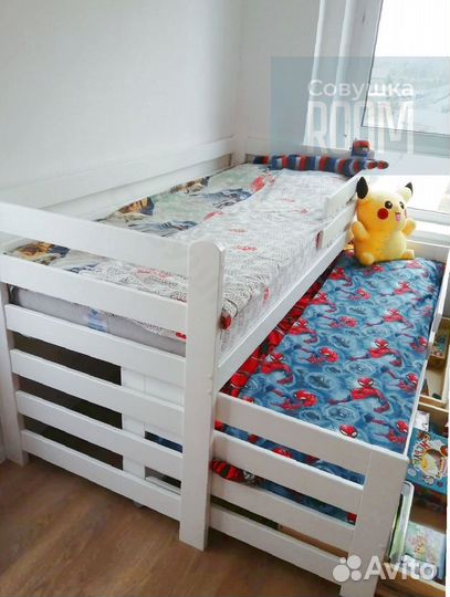 Кровать выдвижная экологичная