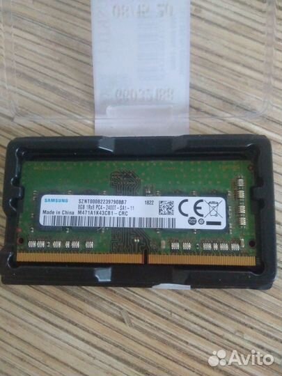 Оперативная память sodimm ddr4 Samsung 8Gb 2400мгц