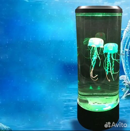 Настольная лампа Медузы с разными цветами подсветк