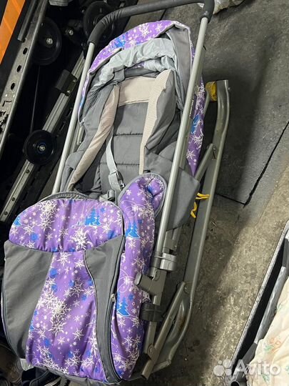 Детские санки коляска