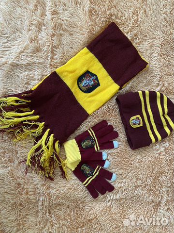 Комплект шапка шарф и перчатки