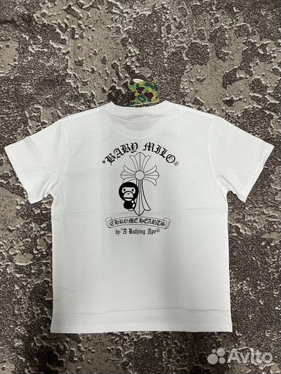 Футболка bape x Chrome hearts