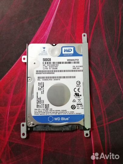 Жёсткий диск WD 500гб 2.5