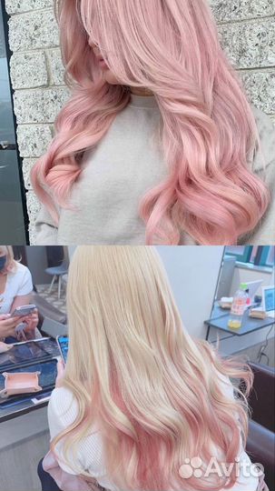 Биоленты нежно-розовые 50 см