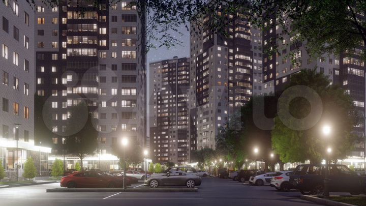 2-к. квартира, 66 м², 6/24 эт.