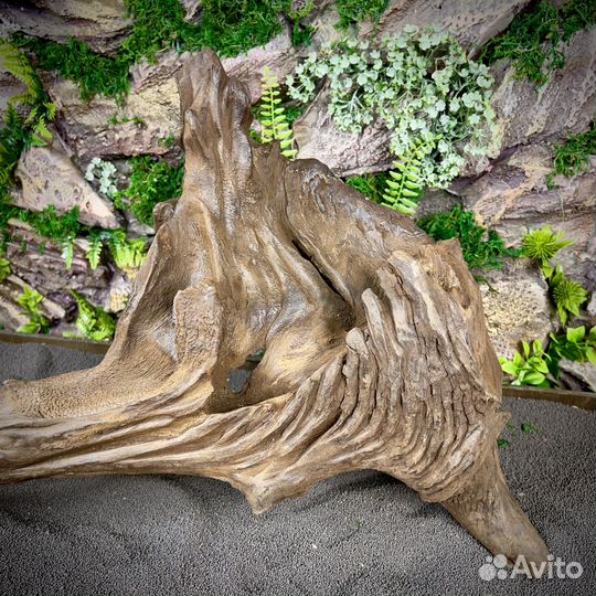 Коряга для аквариума Тиковое дерево (нкт69)