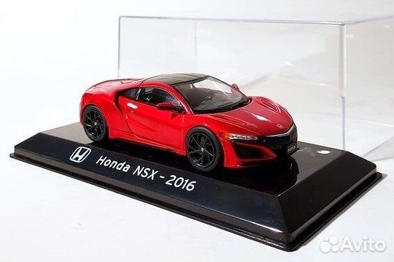 Модель honda NSX (2016) red metal. 1:43 edicola