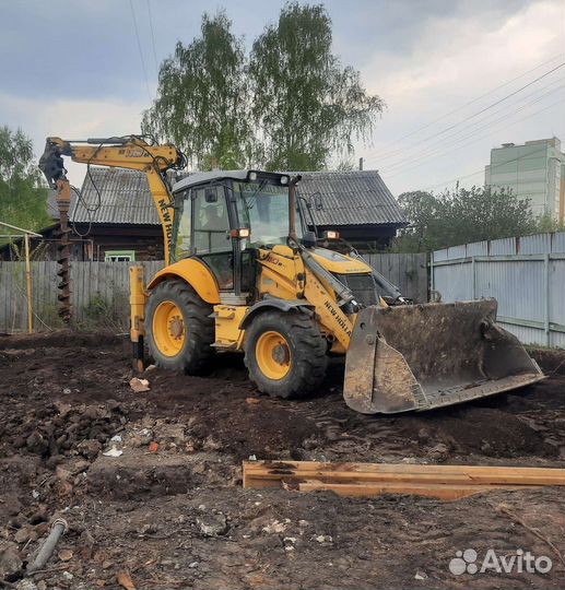 Услуги экскаватора погрузчика jcb с Ямобуром