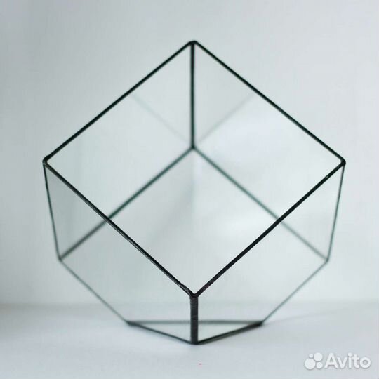 Флорариумы - геометрические формы из стекла