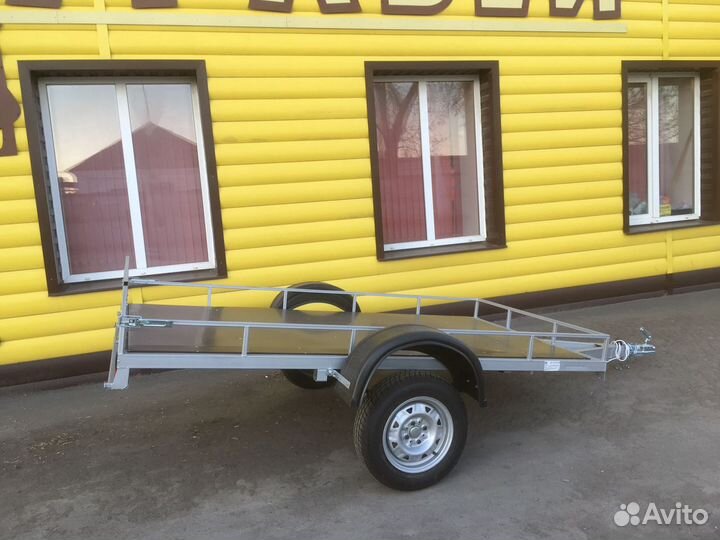 Прицеп-платформа 2,2*1,3м оцинкованная рама