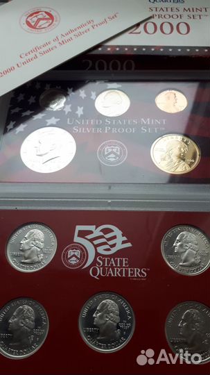 США Годовой набор 2000.10 шт. Двор - S