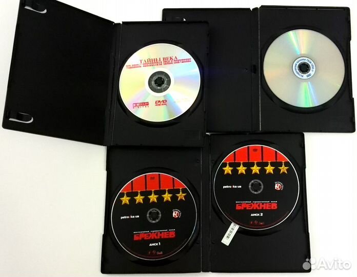 Фильмы:Истор.хроники с Н.Сванидзе,о Ленине,Брежнев