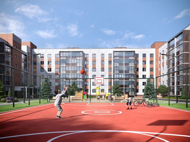 Квартира-студия, 26,3 м², 4/6 эт.