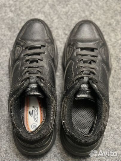 Кроссовки кожаные sigma