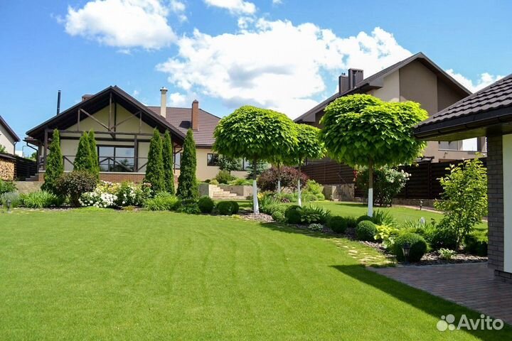 Укладка рулонного газона под ключ