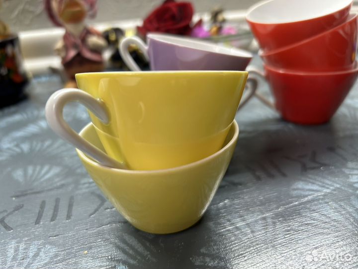 Чашка кофейная светофор радуга kahla гдр