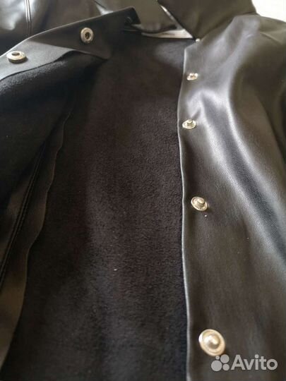 Платье из экокожи Mango