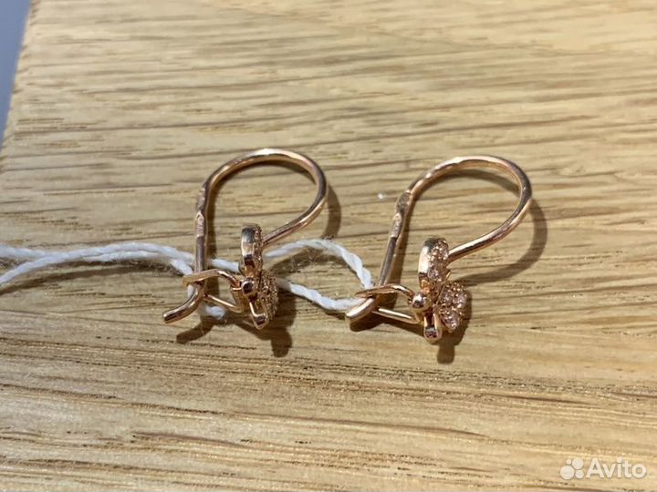 Серьги 585 пробы, р.0