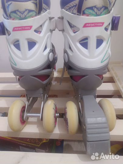 Роликовые коньки детские раздвижные