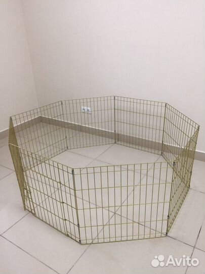 Вольер под золото на 6 секций новый