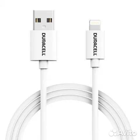 Кабель duracell lightning MFI, 2м оригинал