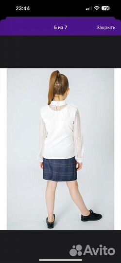 Блузка на девочку 146