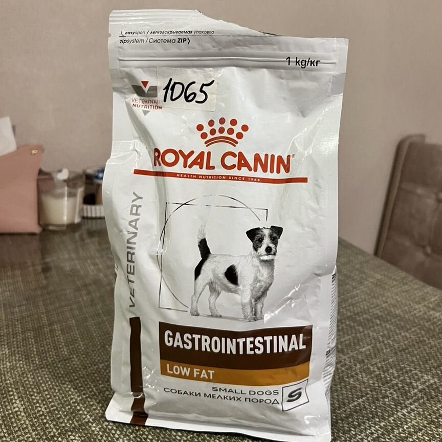 Корм для собак royal canin gastrointestinal 1кг