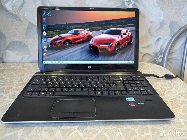 Шустрый HP, core i3, 6 ram, hdd 320, 2 видеокарты