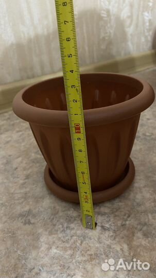 Горшки для цветов пластиковые
