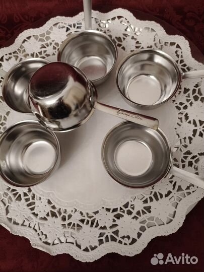 Кокотницы для жульена СССР из нержавеющей стали