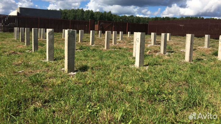 Фундамент по дом 10х10м