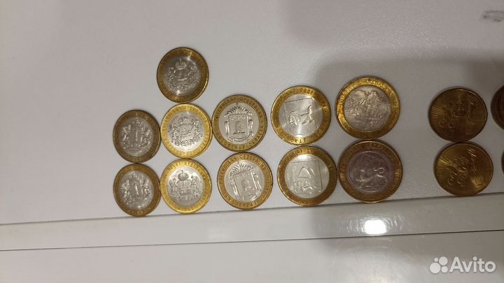 Коллекция монет (1, 2,5,10 и 25 руб)