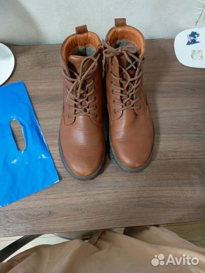 Ботинки зимние натуральная кожа 40