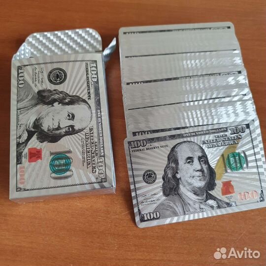 Игральные карты колода 54 шт Доллар