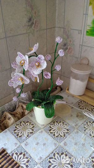 Деревья и цветы из бисера