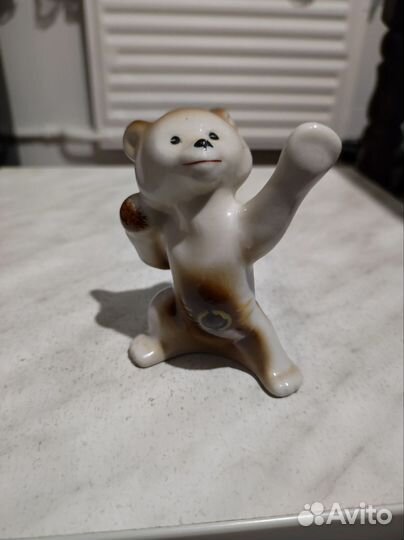 Статуэтка олимпийский мишка толкание ядра зкх