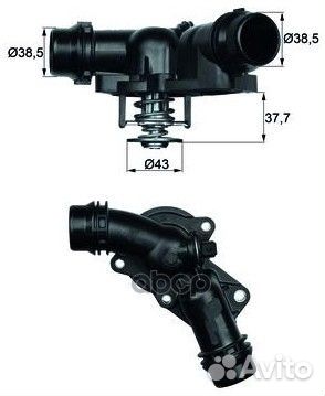 TM 13 97 Термостат BMW E46/E39 2.2-3.0 00-05/00