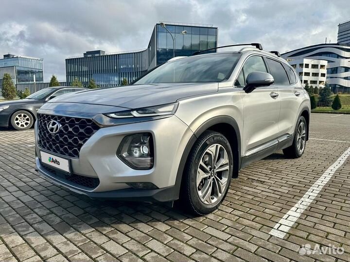 Hyundai Santa Fe 2.0 AT, 2019, 178 000 км
