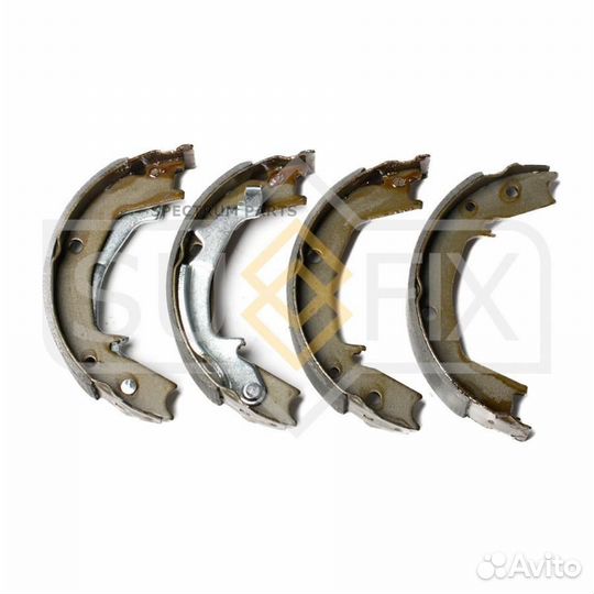 Sufix SY1025 Барабанные тормозные колодки зад прав