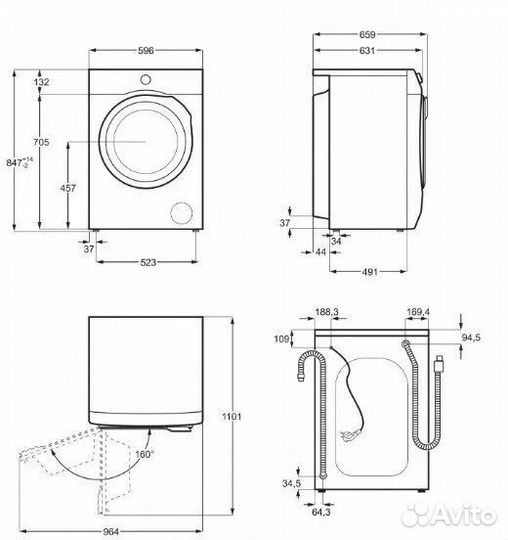 Стиральная машина AEG LFR95146UE