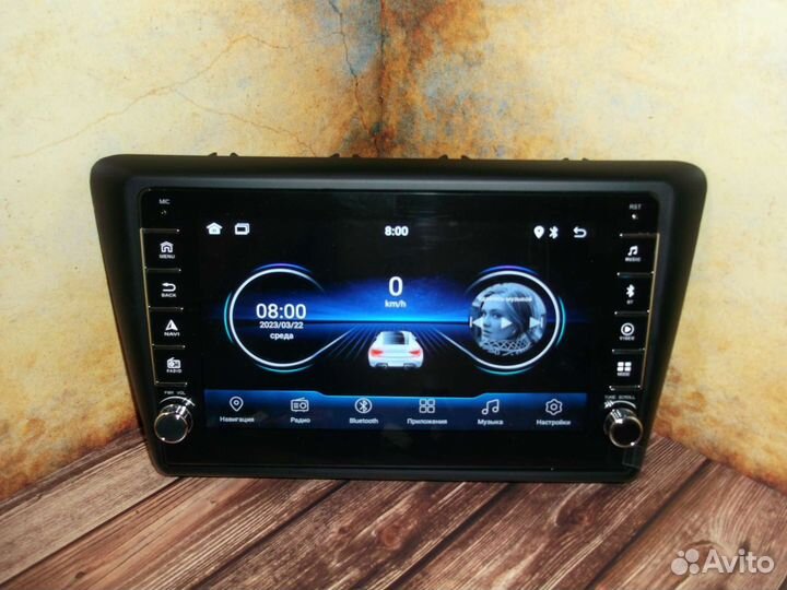 Магнитола Skoda Superb Android +физ. кнопки