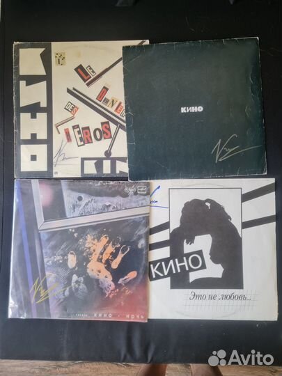 Пластинки и cd Цой, Бутусов, бг, Агата Кристи и др